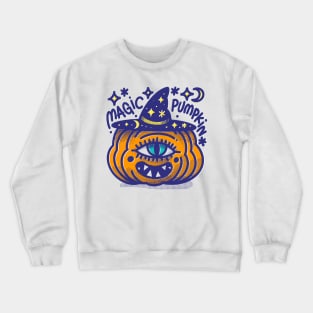 Magic pumpkin halloween Crewneck Sweatshirt